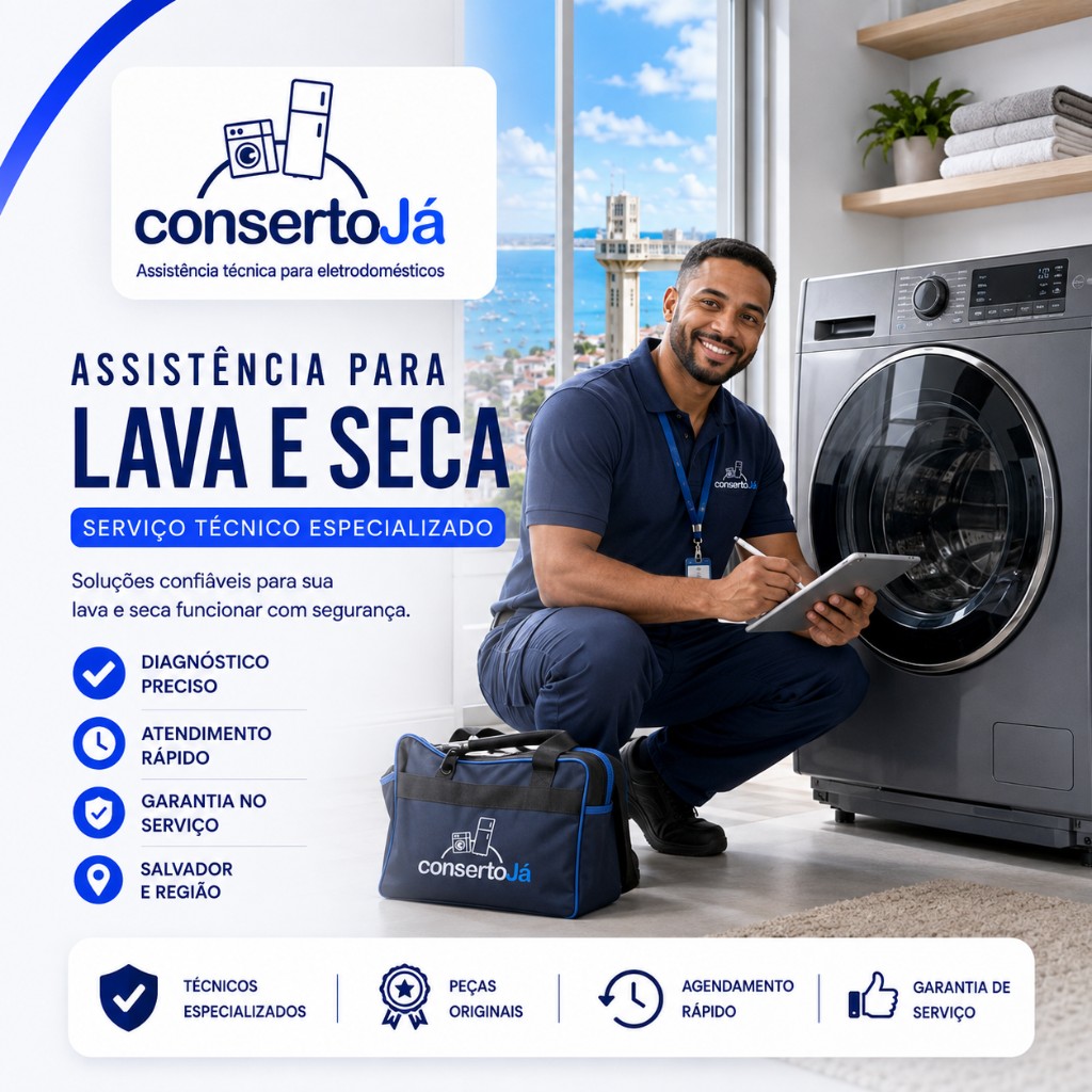 Conserto de lava e seca para diferentes modelos e marcas