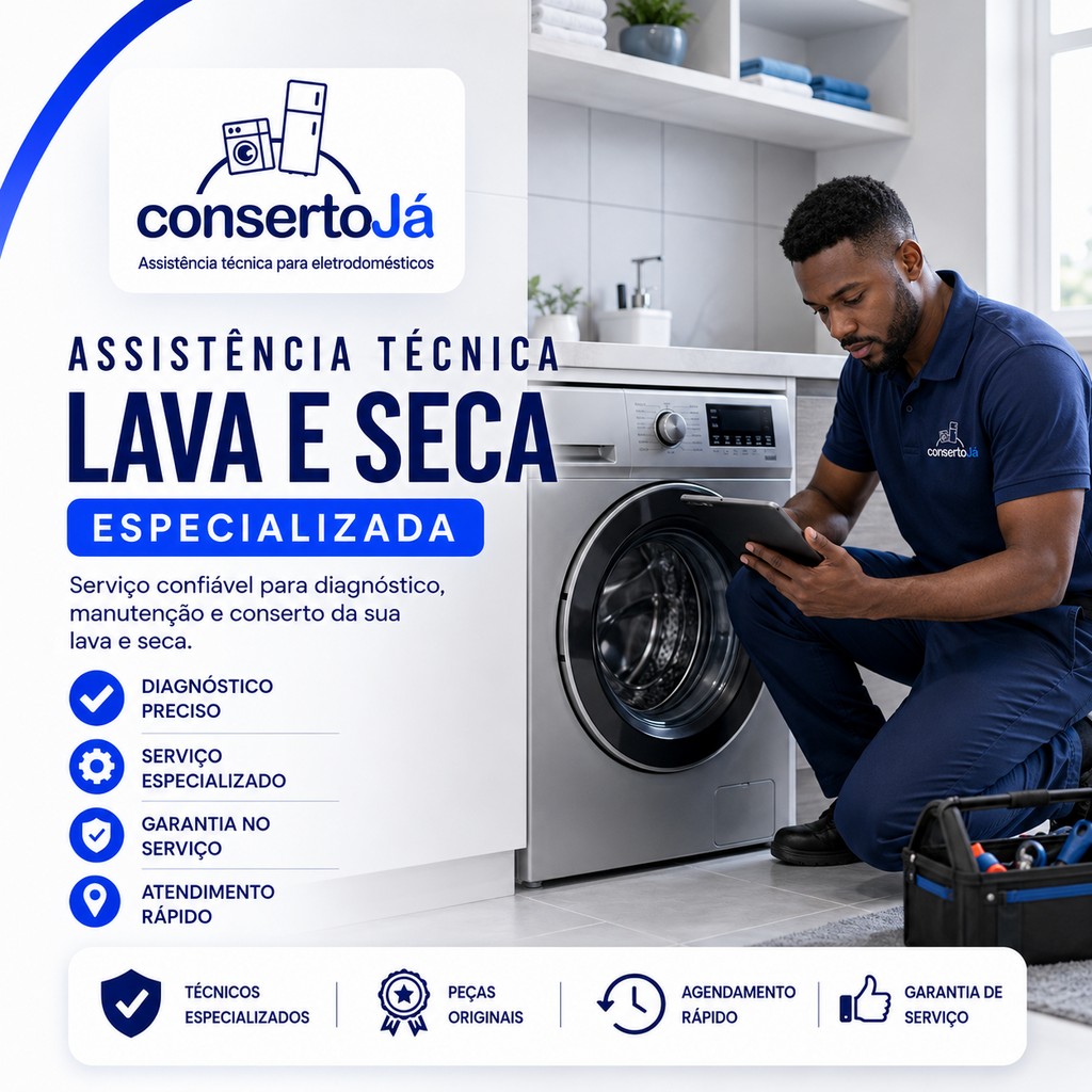 Conserto de lava e seca das principais marcas em Salvador