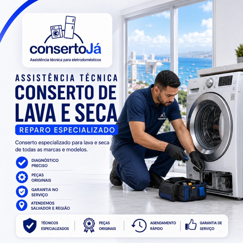 Conserto de lava e seca em Salvador
